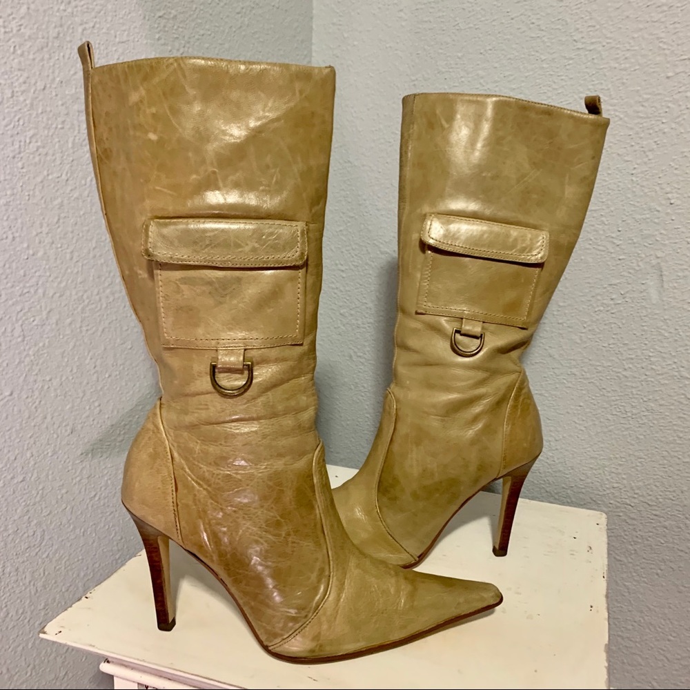 Steven by Steve Madden Leather Boots Size 8.5